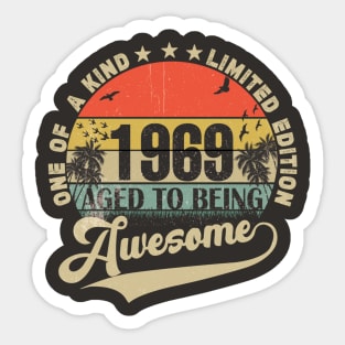 Vintage Year 1962 Sticker